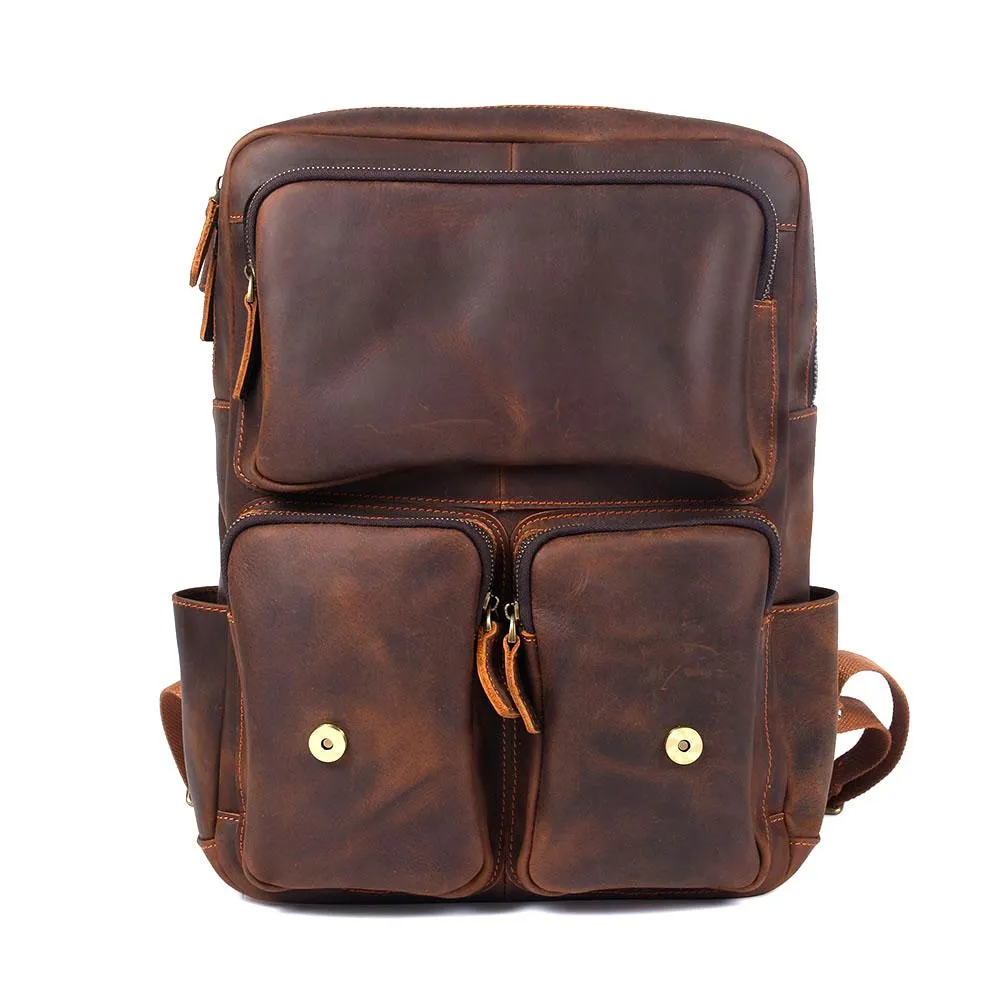 Brauner Leder-Rucksack | ÅRE