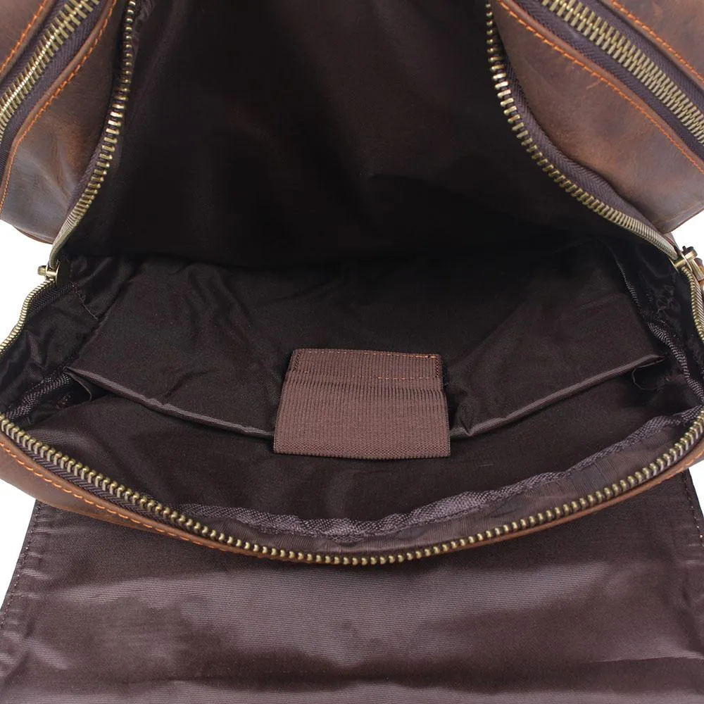 Brauner Leder-Rucksack | ÅRE