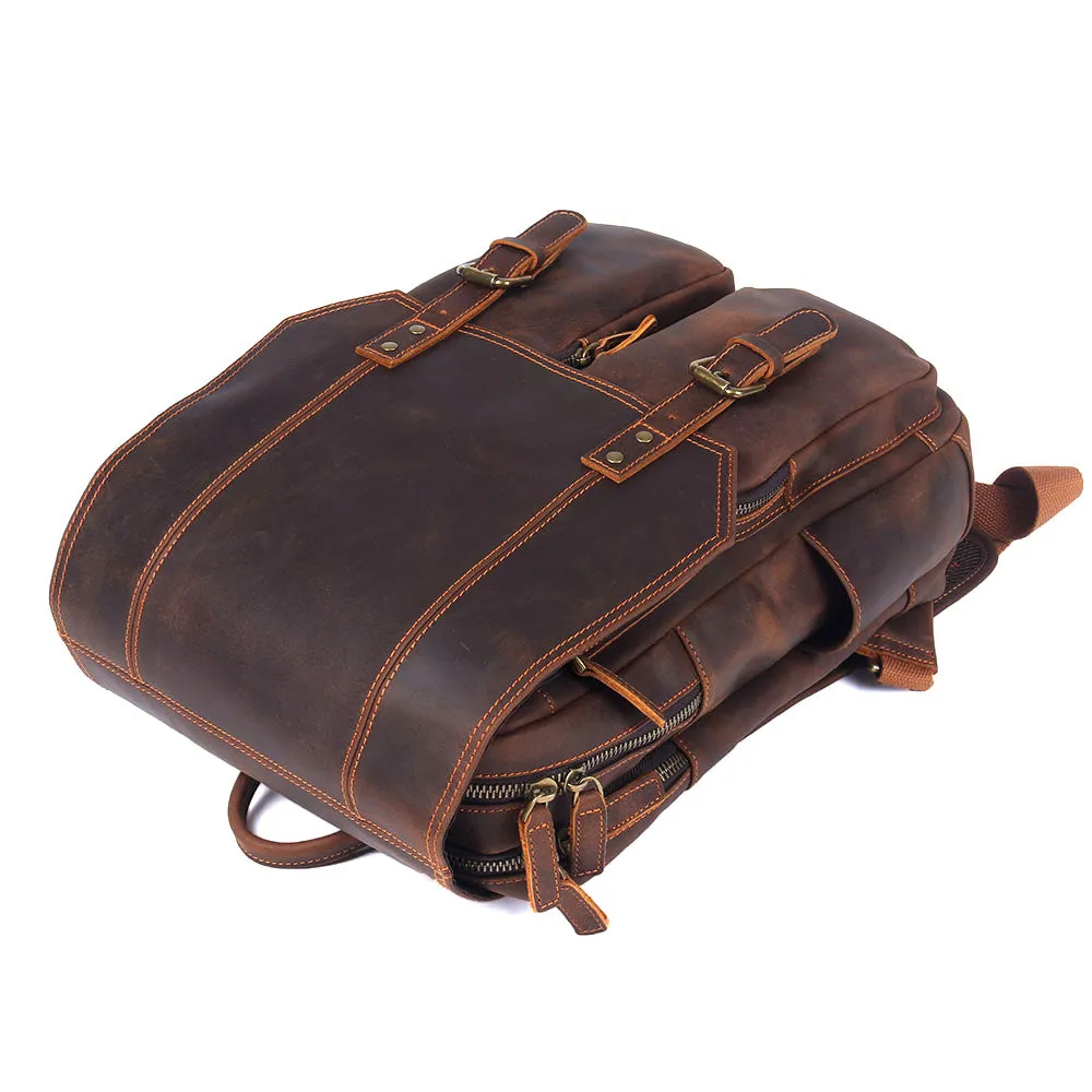 Brauner Leder-Rucksack | ÅRE