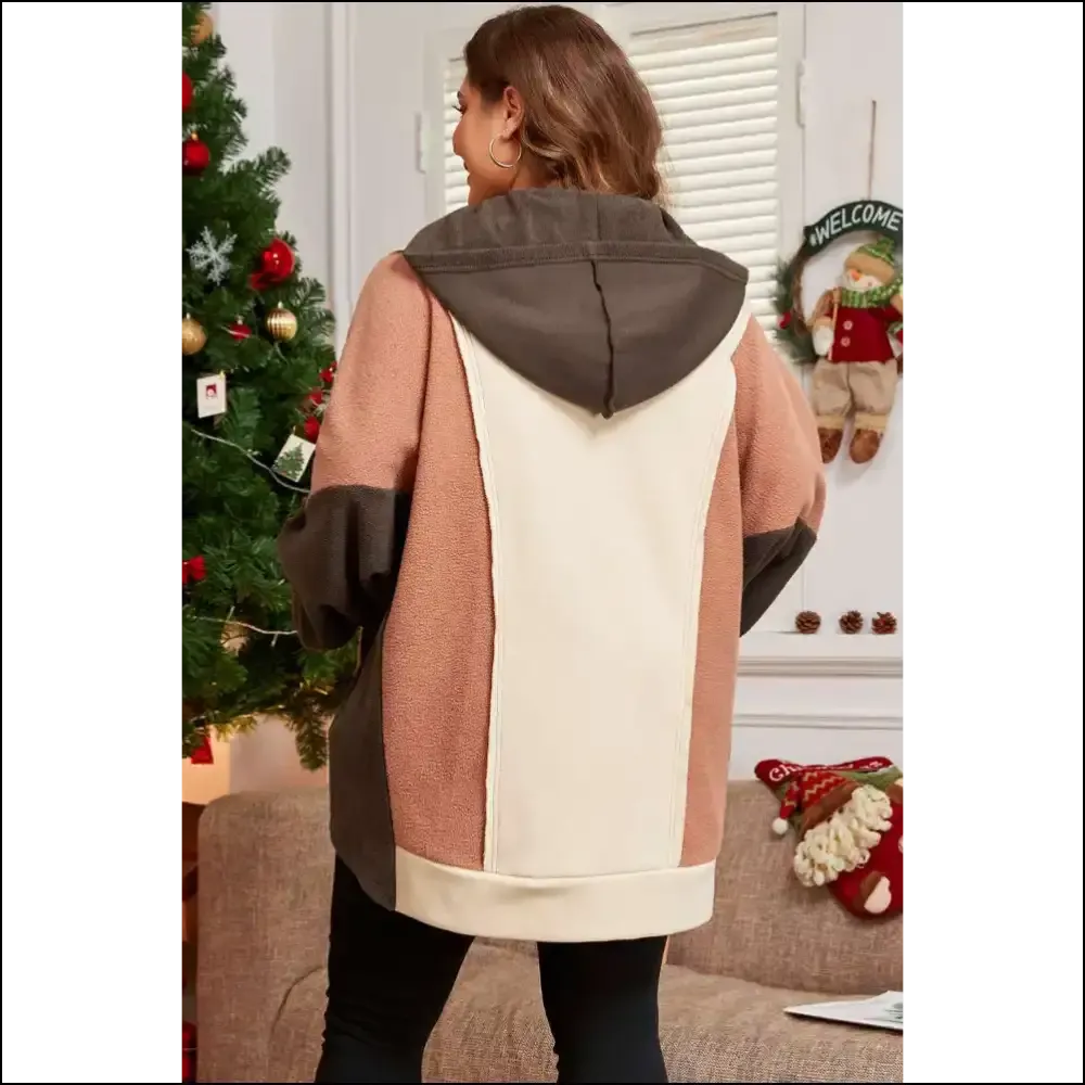 Brown Plus Size Exposed Seam Sweatshirt: Finally, Fashion that Fits ! ☕ Needful Things