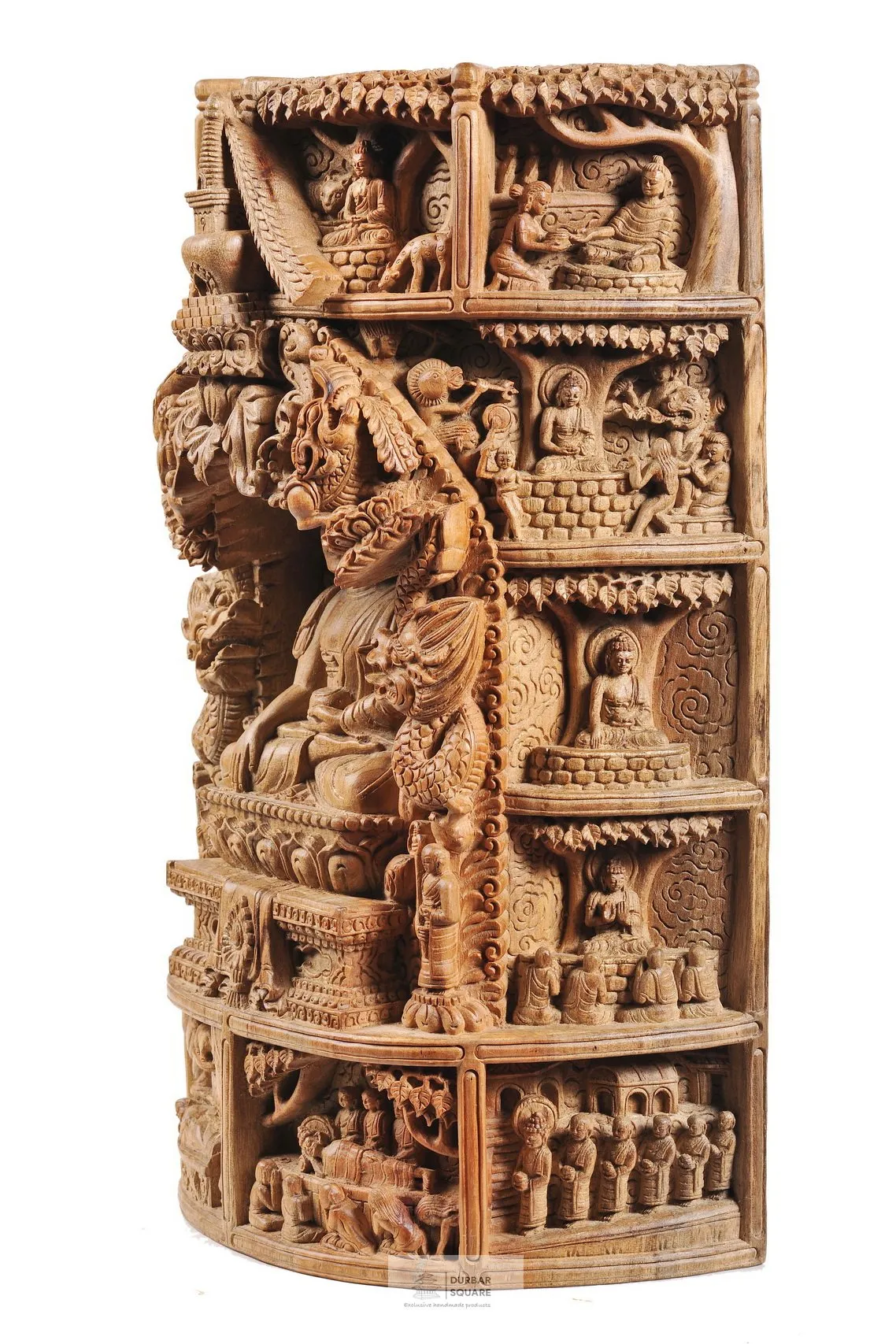 Buddha - carved into single piece Kapur