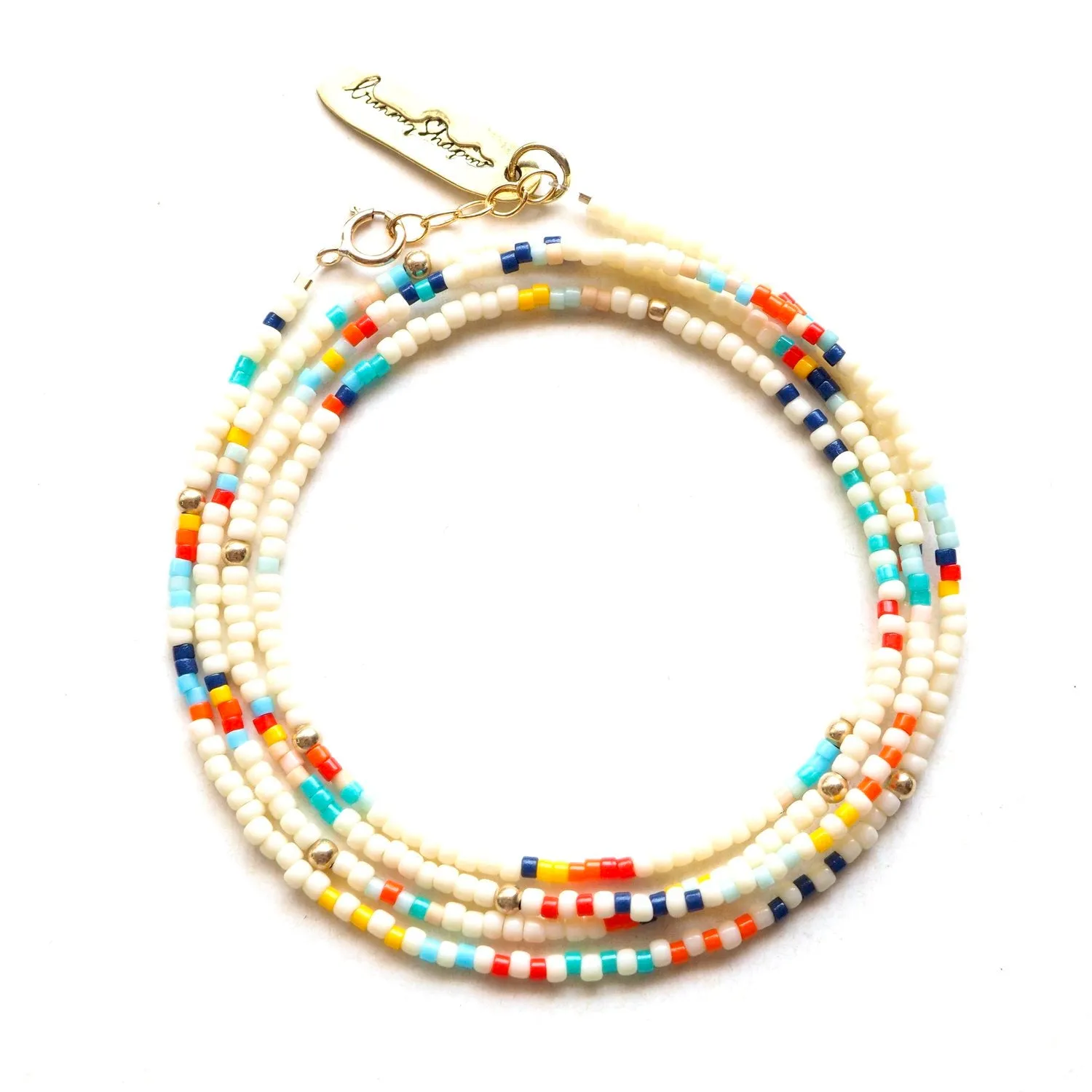 Bunny Shapiro Beaded Wrap Bracelet