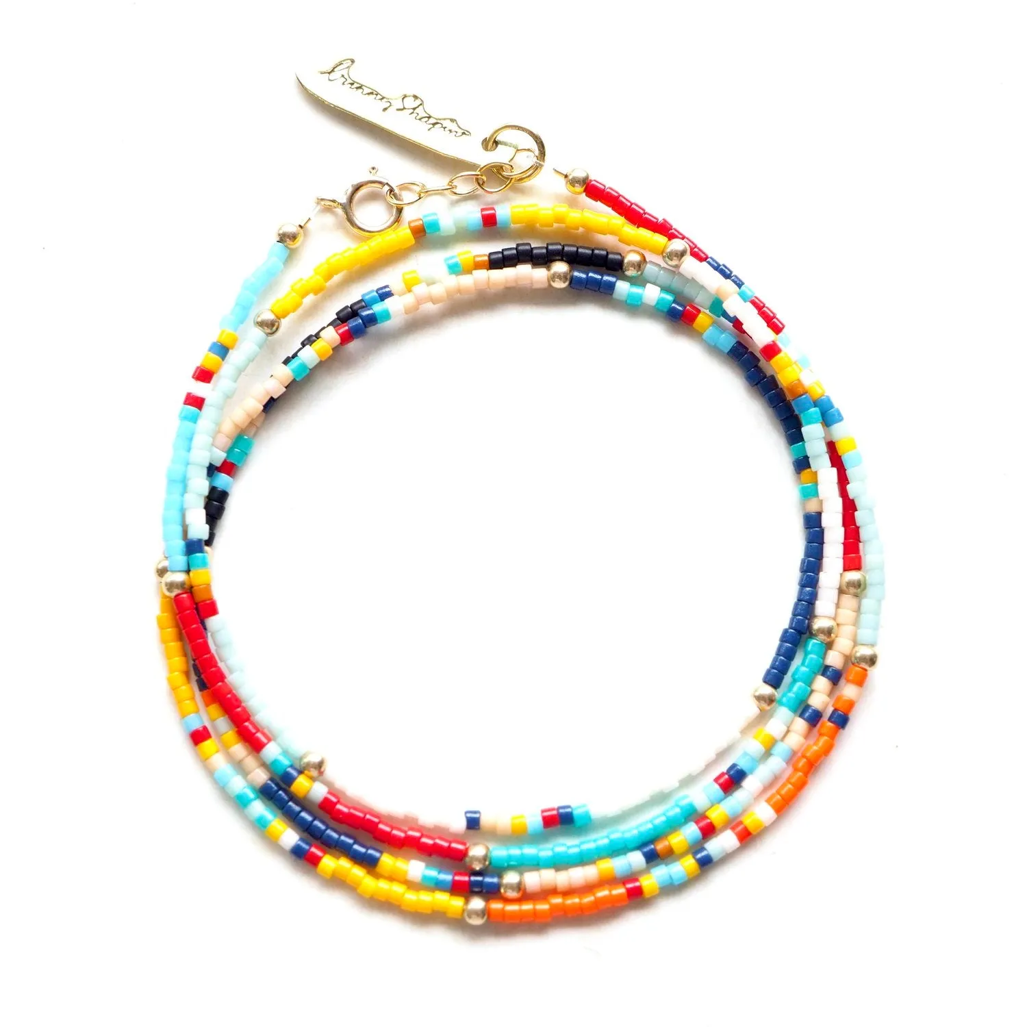 Bunny Shapiro Beaded Wrap Bracelet