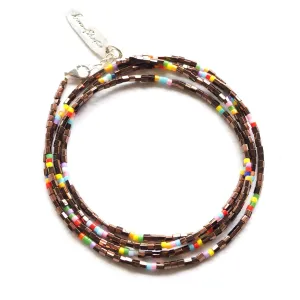 Bunny Shapiro Beaded Wrap Bracelet