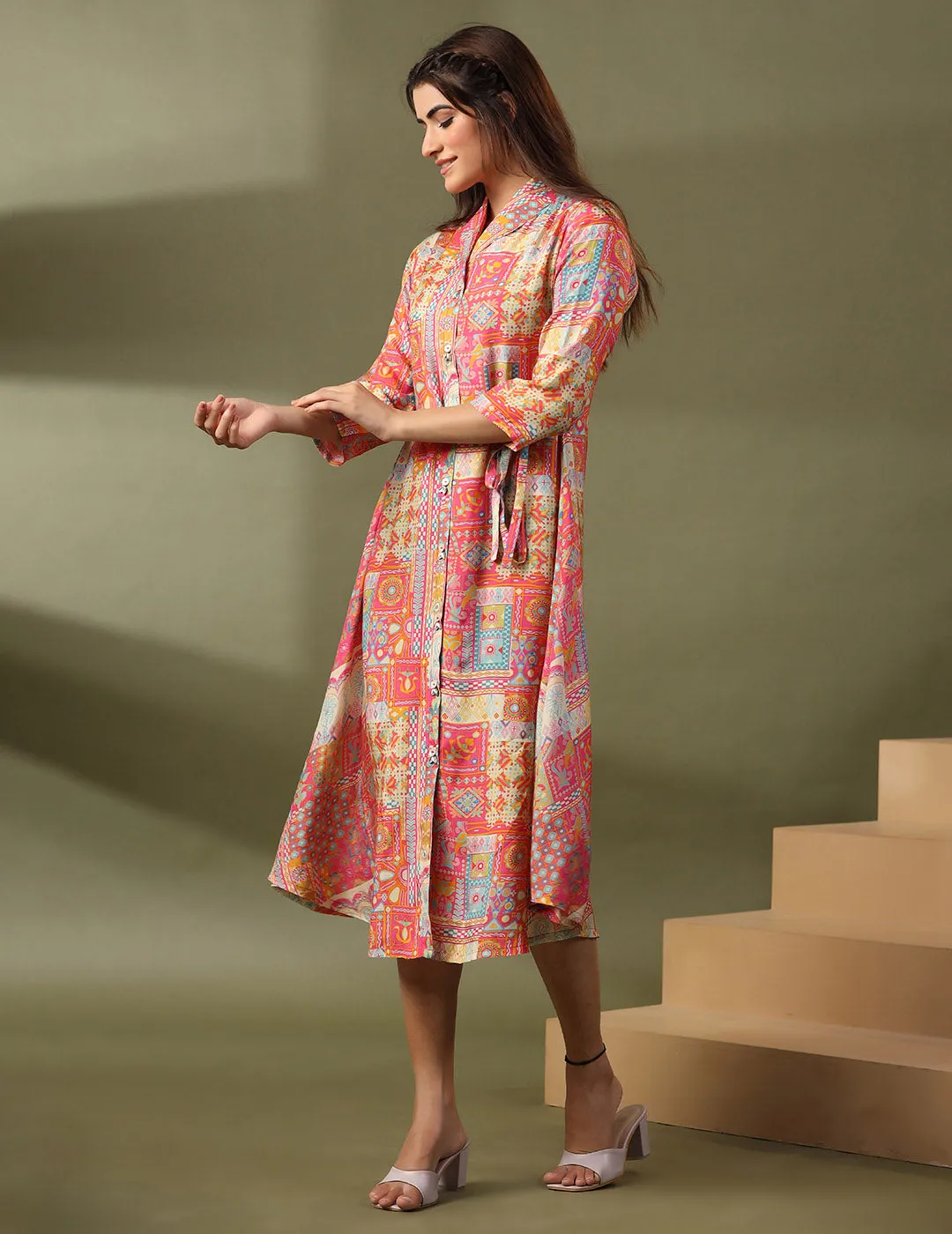 Buy Multi Muslin Ethnic Dress For Women Online In India - Zola
