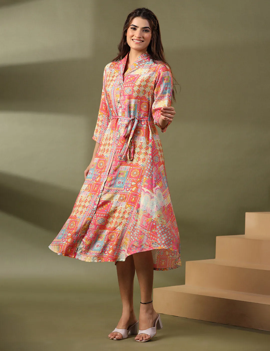 Buy Multi Muslin Ethnic Dress For Women Online In India - Zola