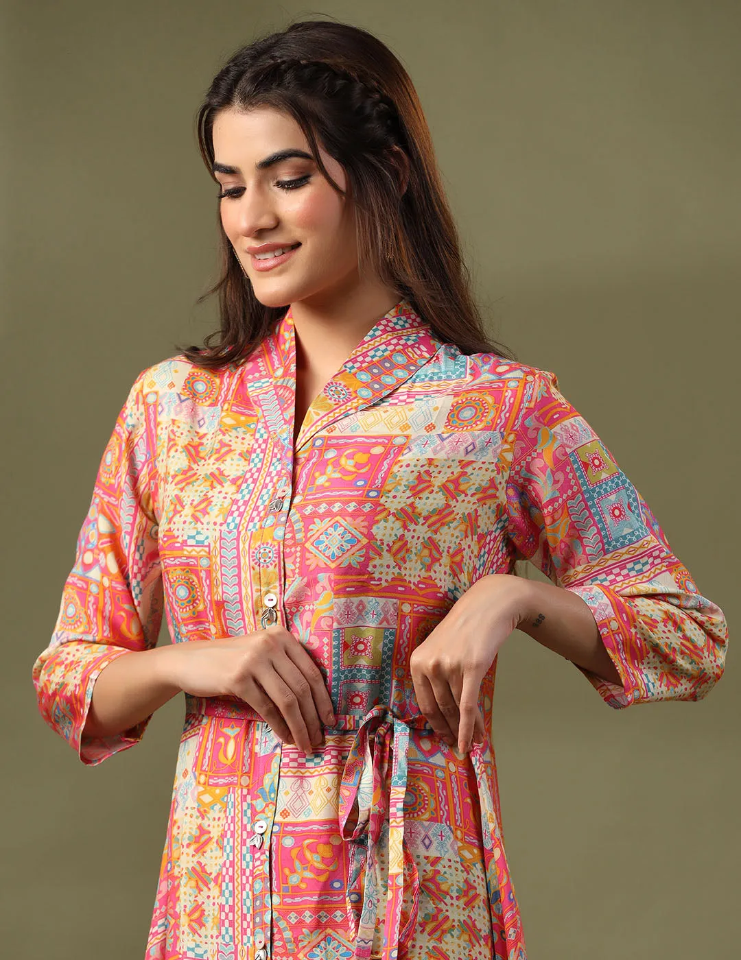 Buy Multi Muslin Ethnic Dress For Women Online In India - Zola