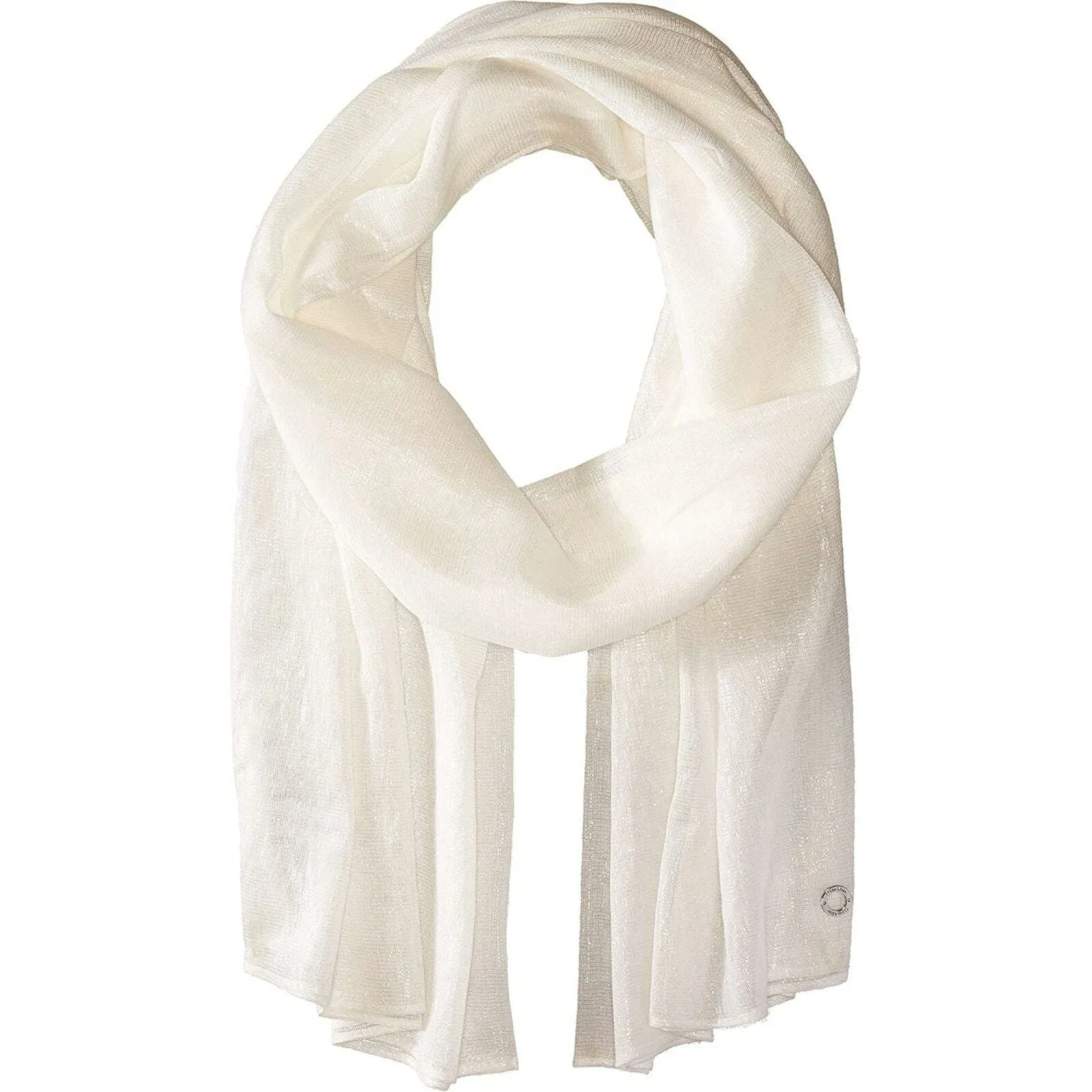 Calvin Klein Women's Liquid Metallic Evening Wrap Scarf
