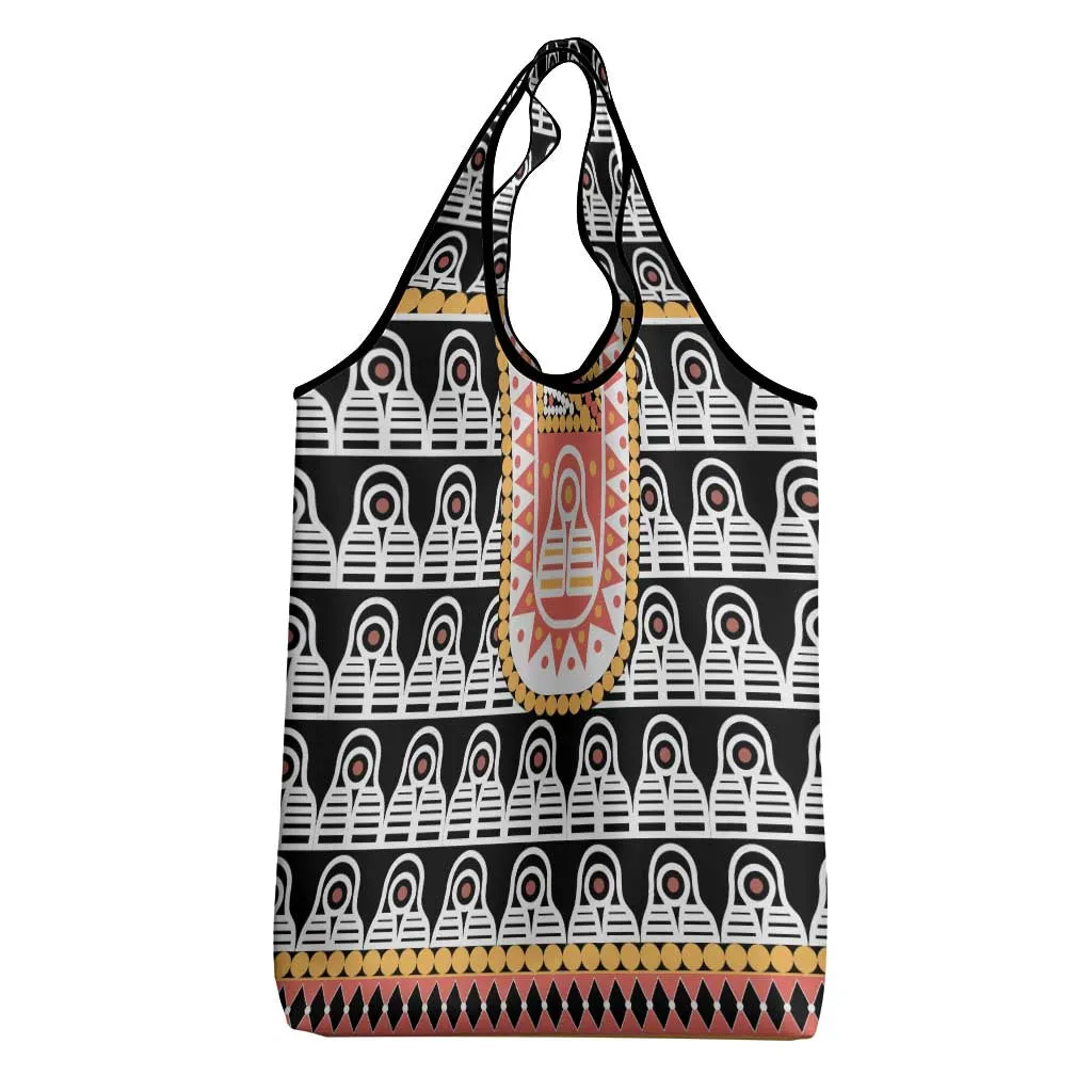 Cameroon Traditional Toghu Pattern Grocery Bag LT15