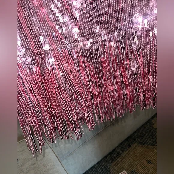 CAPSULE: Blindin'Baddie Pink Sequin Skirt NWTSize XL