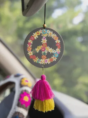 CAR AIR FRESHENER - PEACE SIGN