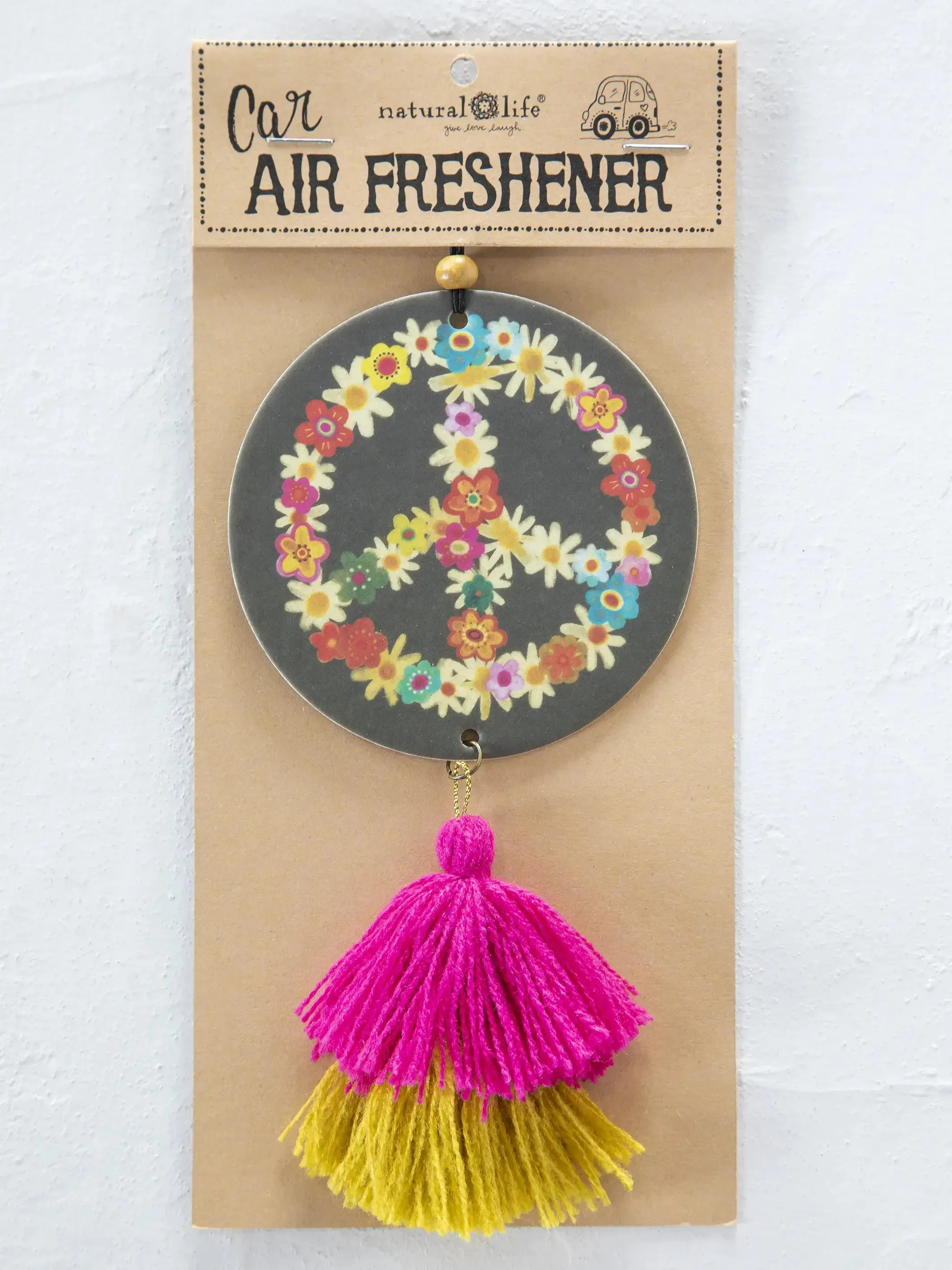 CAR AIR FRESHENER - PEACE SIGN