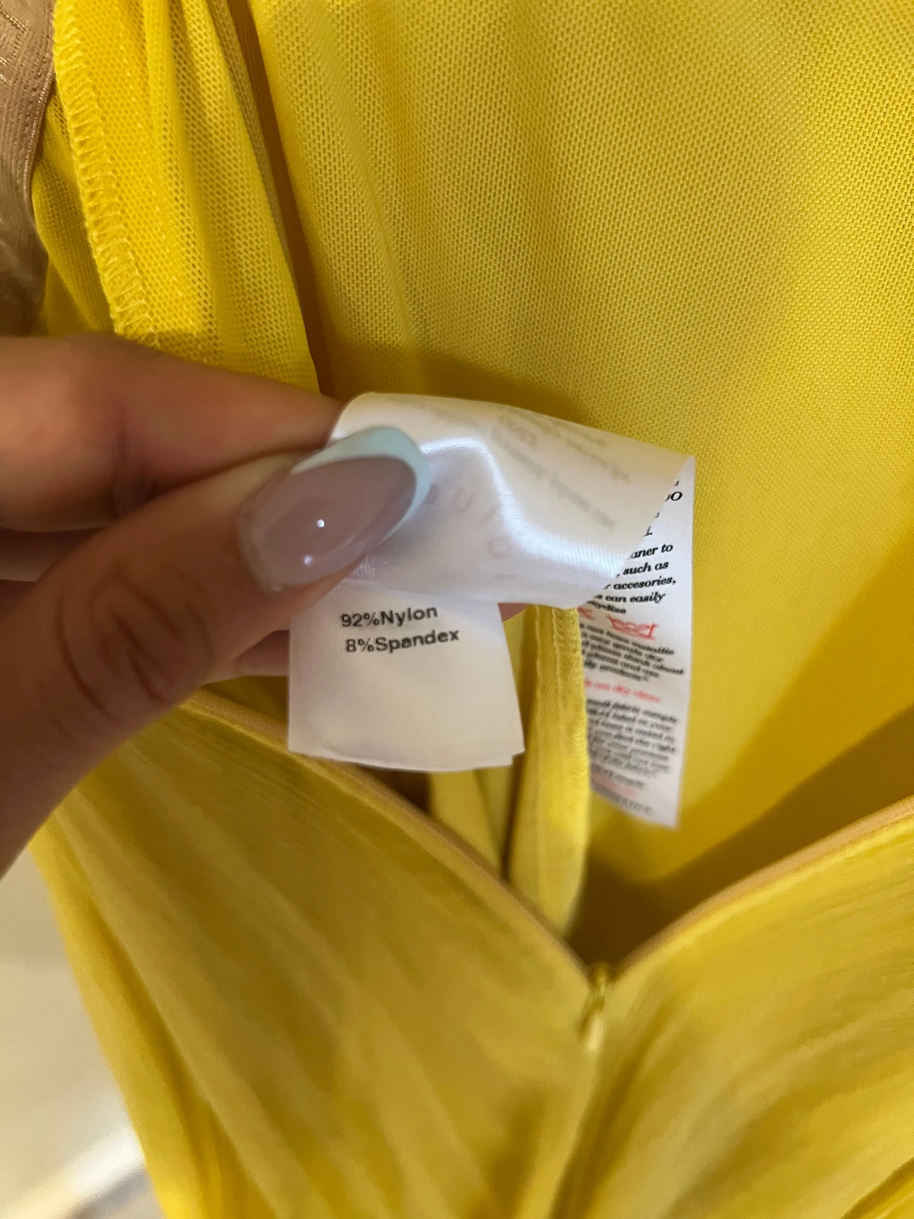 Celia Strapless Metallic Mousseline Yellow Evening Dress