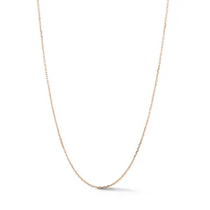 CHAIN 1 - 18K GOLD CHAIN LINK NECKLACE