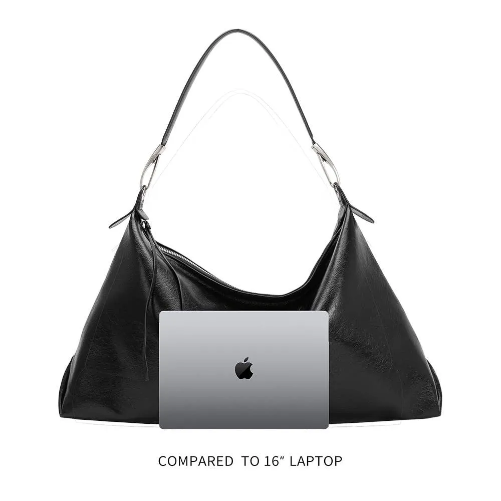Charlie Espresso Recycled Vegan Bag - Melie Bianco
