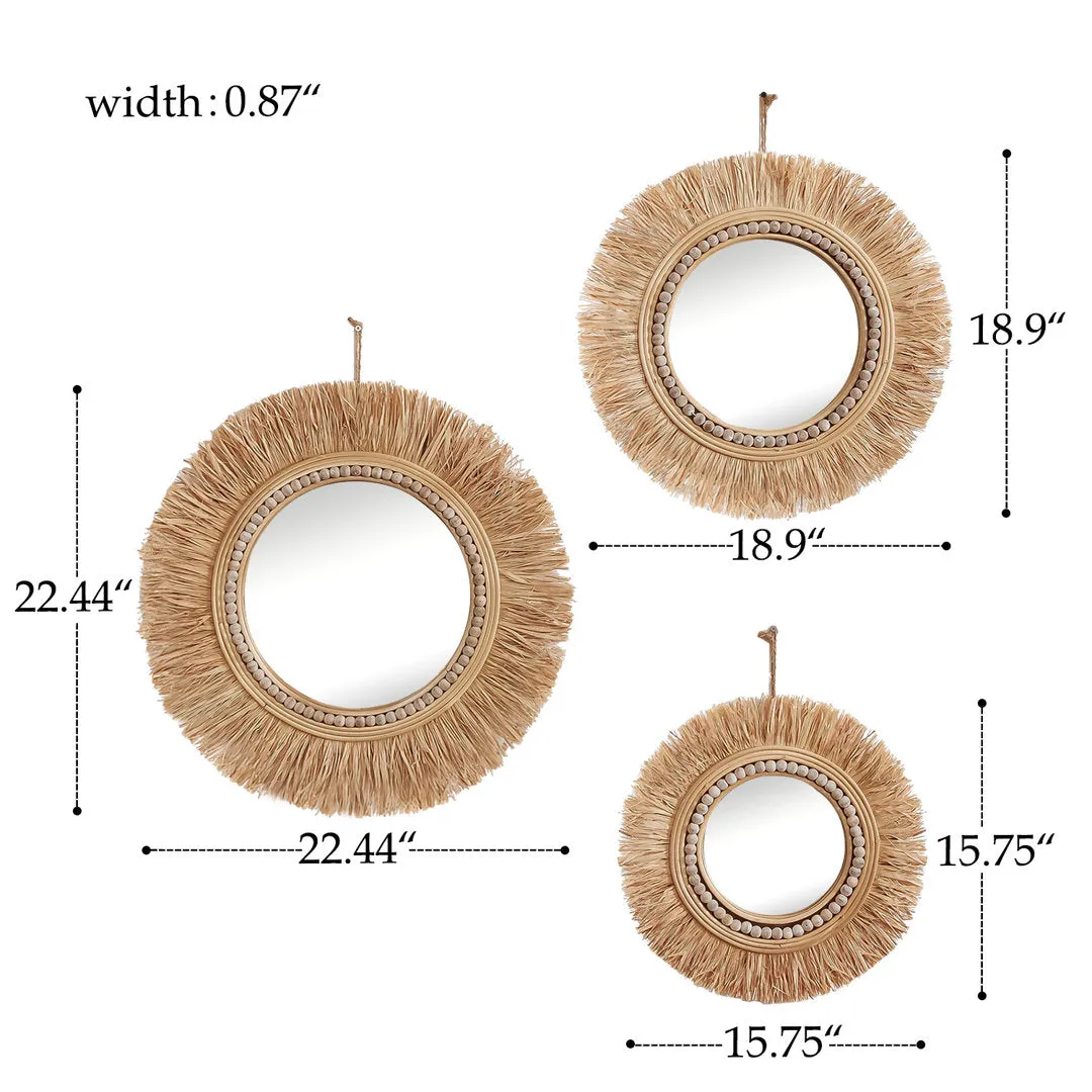 Charlotte-Louise 3 Piece Mirror Set Dakota Fields