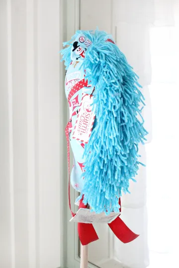 Children's Classic Retro Christmas Stick Horse