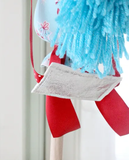 Children's Classic Retro Christmas Stick Horse