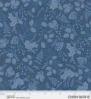 Christmas Shimmer Blue - (1)