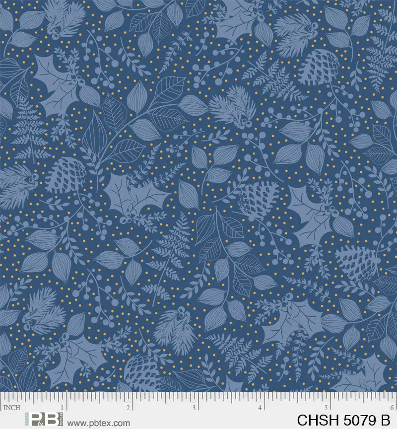 Christmas Shimmer Blue - (1)