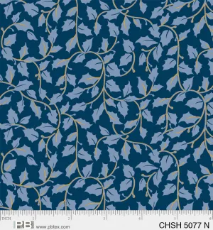 Christmas Shimmer Navy - (3)
