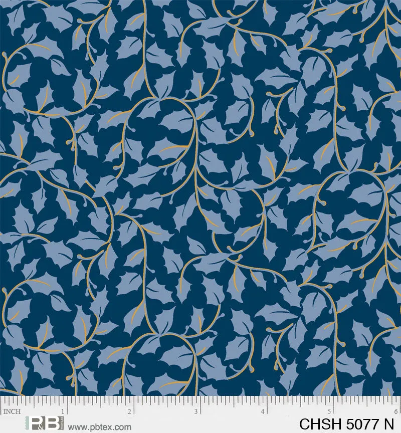 Christmas Shimmer Navy - (3)