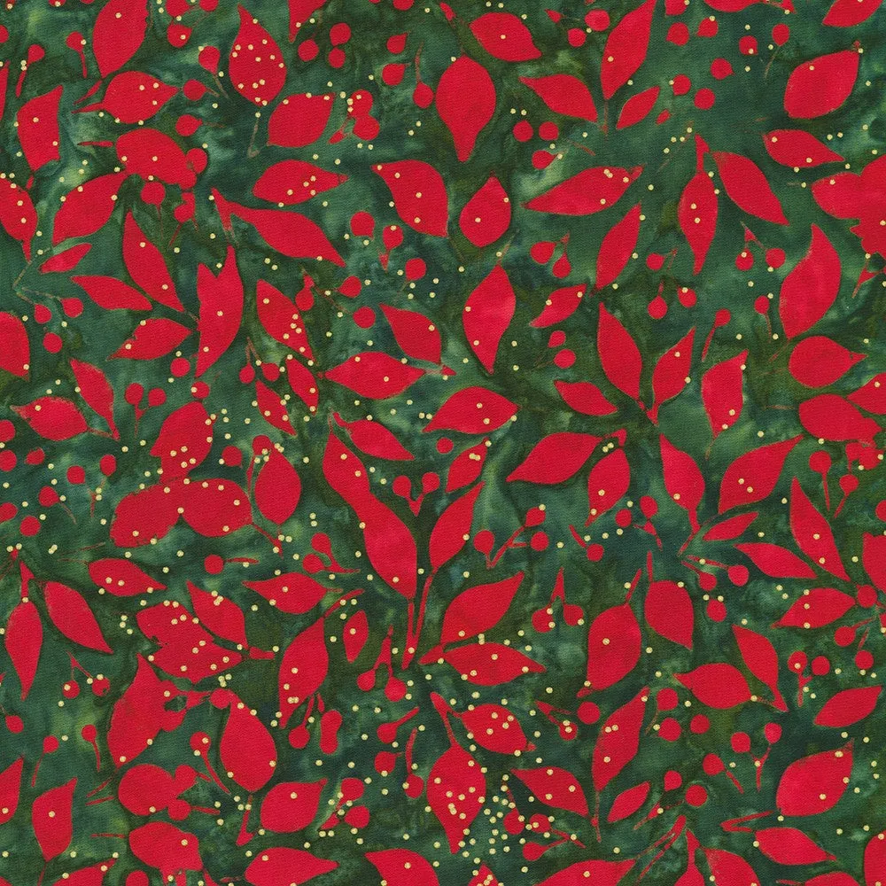 Christmastime Batiks Holly - (1)
