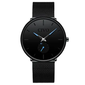 CIVO Ultra-Slim Minimalist Quartz Watch