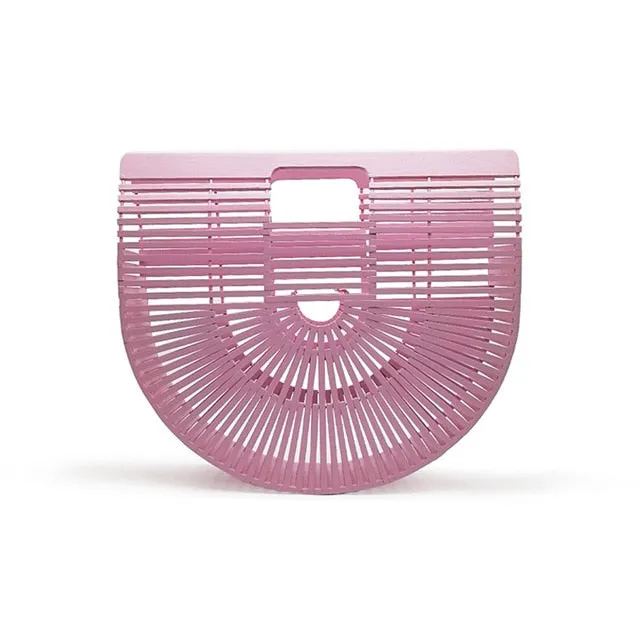 Clutch And Women Wooden Bag Handbags Shipping updates Purses Bamboo Adjustable