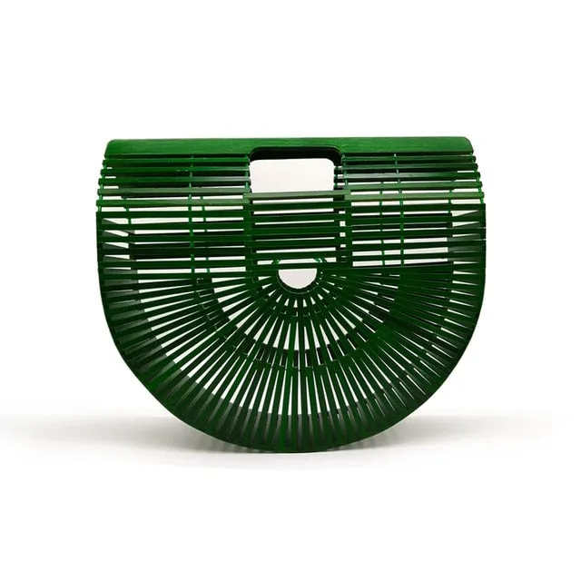Clutch And Women Wooden Bag Handbags Shipping updates Purses Bamboo Adjustable