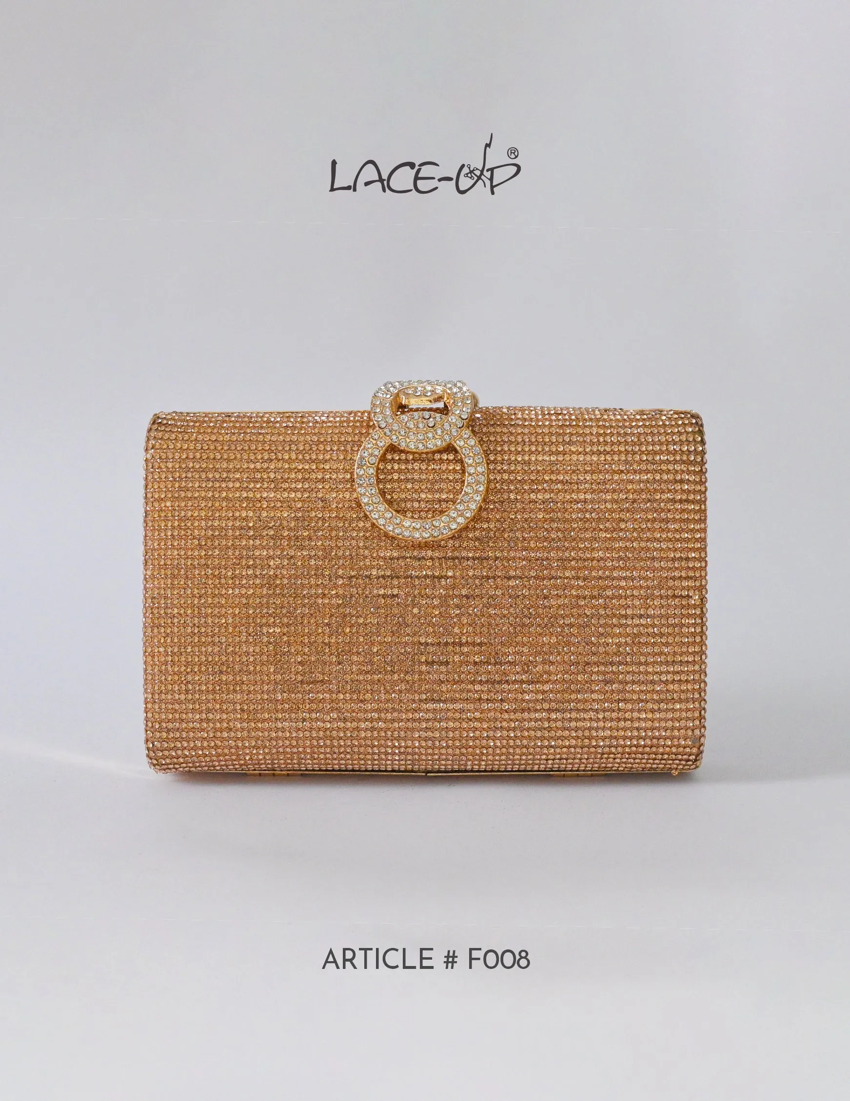 CLUTCH F008-ROSEGOLD