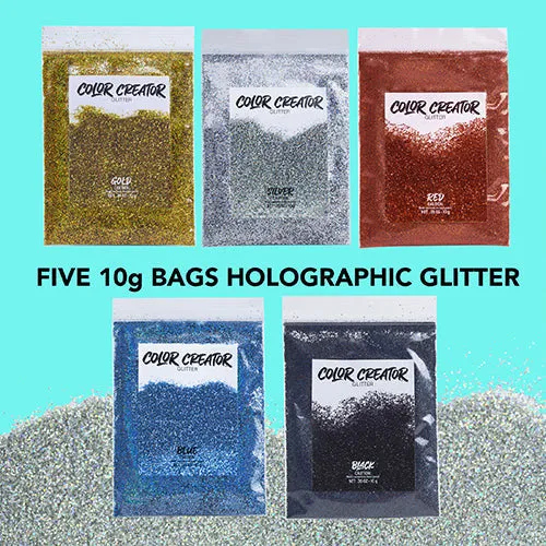 Color Creator Premier Kit 20 - Mica Powders Alcohol Inks & Glitters