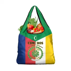 Comoros Coat Of Arms Flag Style Grocery Bag LT15