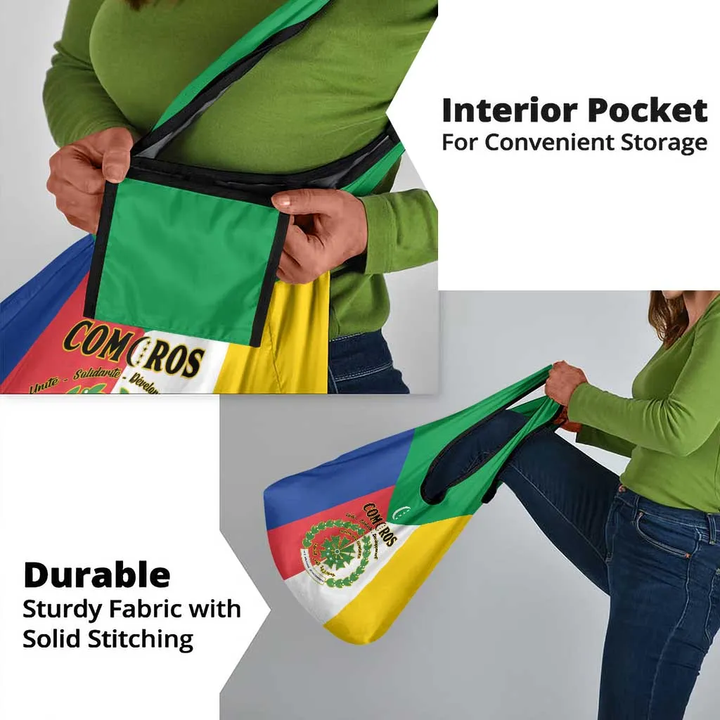 Comoros Coat Of Arms Flag Style Grocery Bag LT15