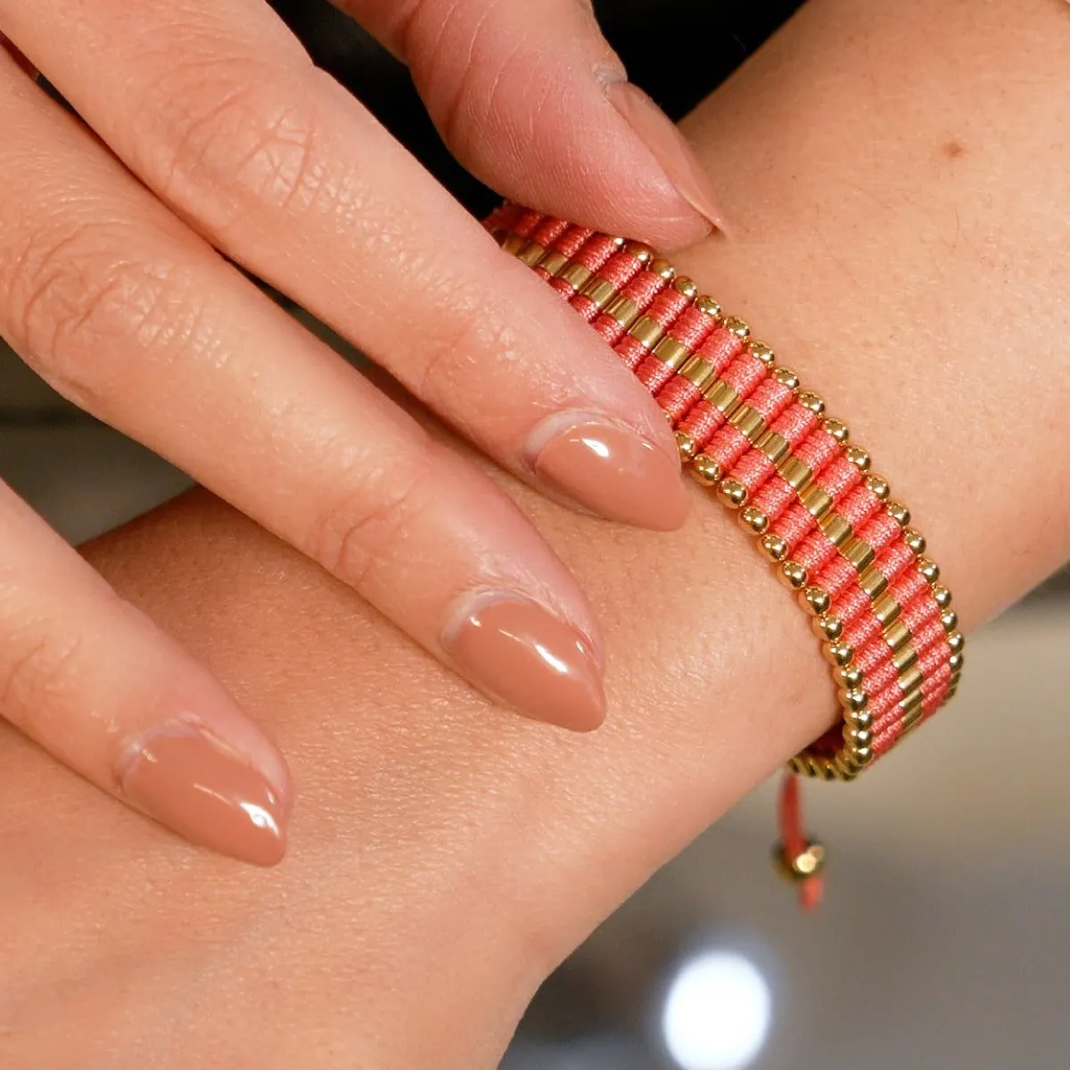 Coral | 18k Gold | Amici Bracelet