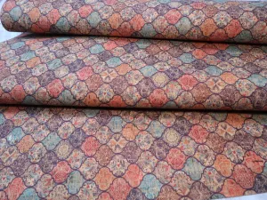 Cork Fabric Roll- Bohemian