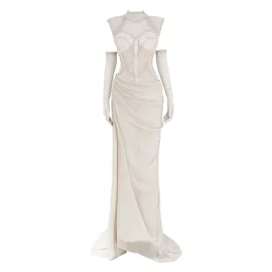 Corset Sequin Evening Dress