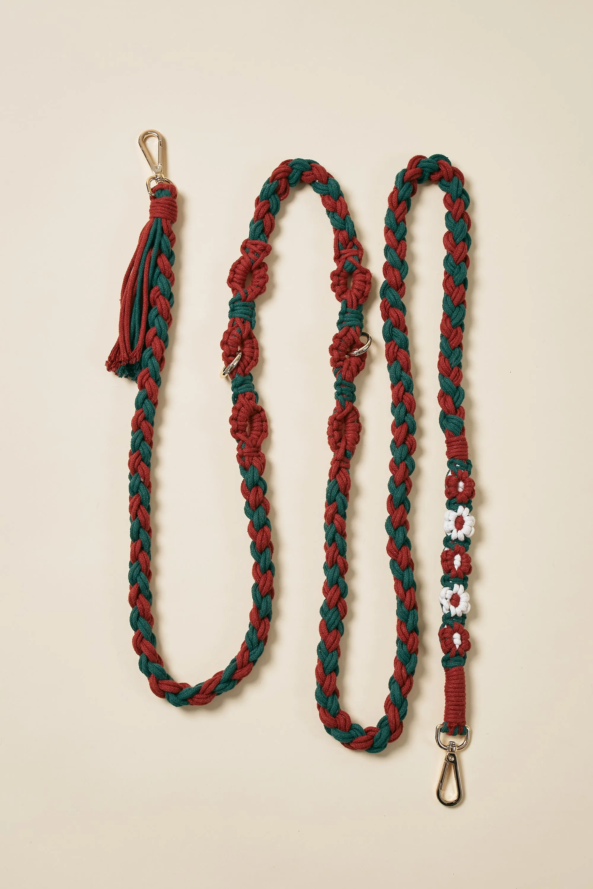 [COSONNE] Flower Macrame Hands Free Pet Leash(for pet)