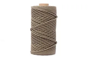 Cotton Rope Zero Waste 3 Mm - 3 Ply - Chestnut