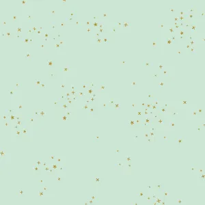 Cotton   Steel Basics, Freckles in Breeze Metallic