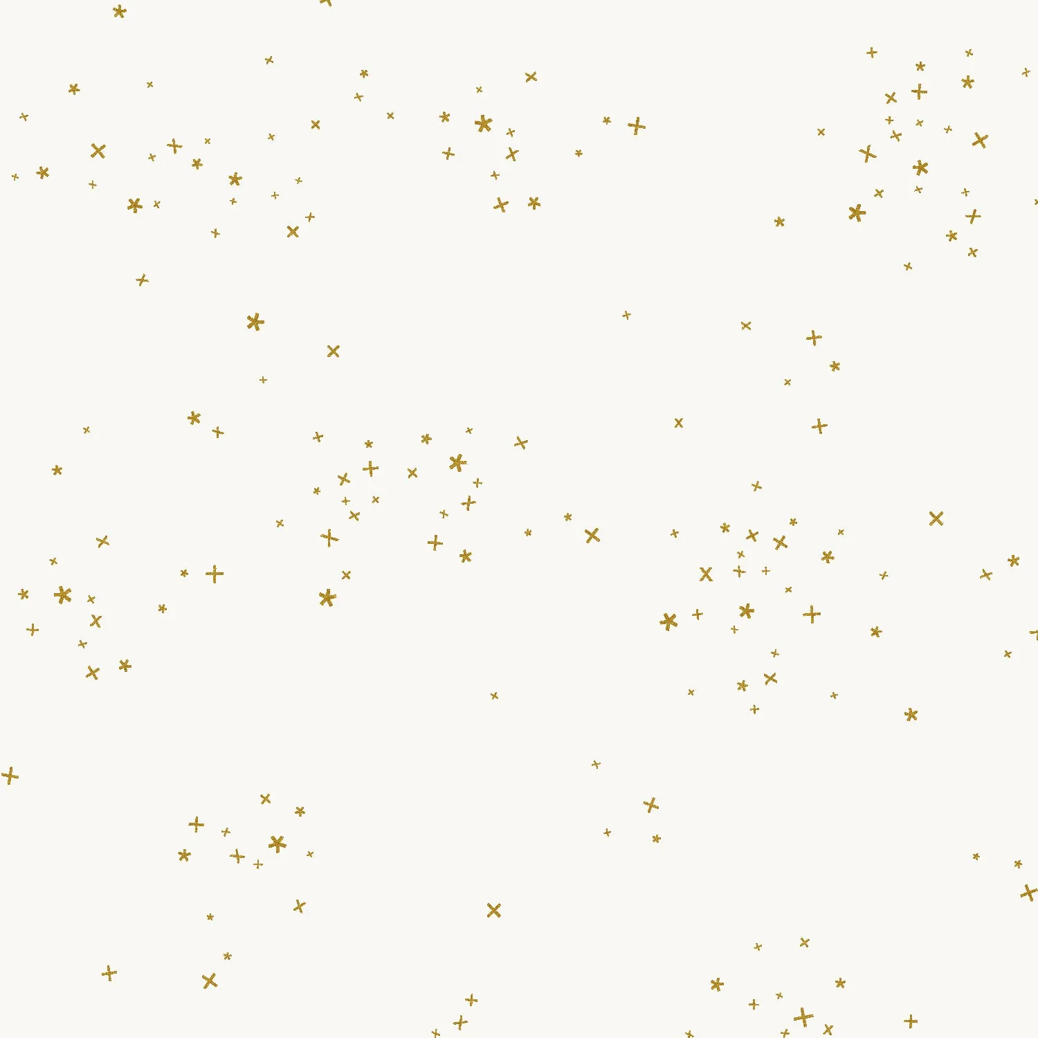 Cotton   Steel Basics, Freckles in Cloud White Metallic