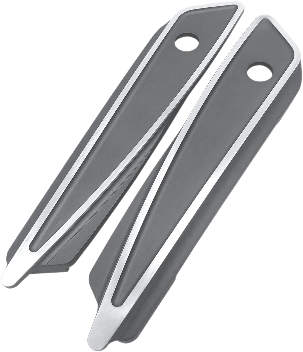 Covingtons C1810-T Saddlebag Hinge Covers - Ripper - Tungsten Gray