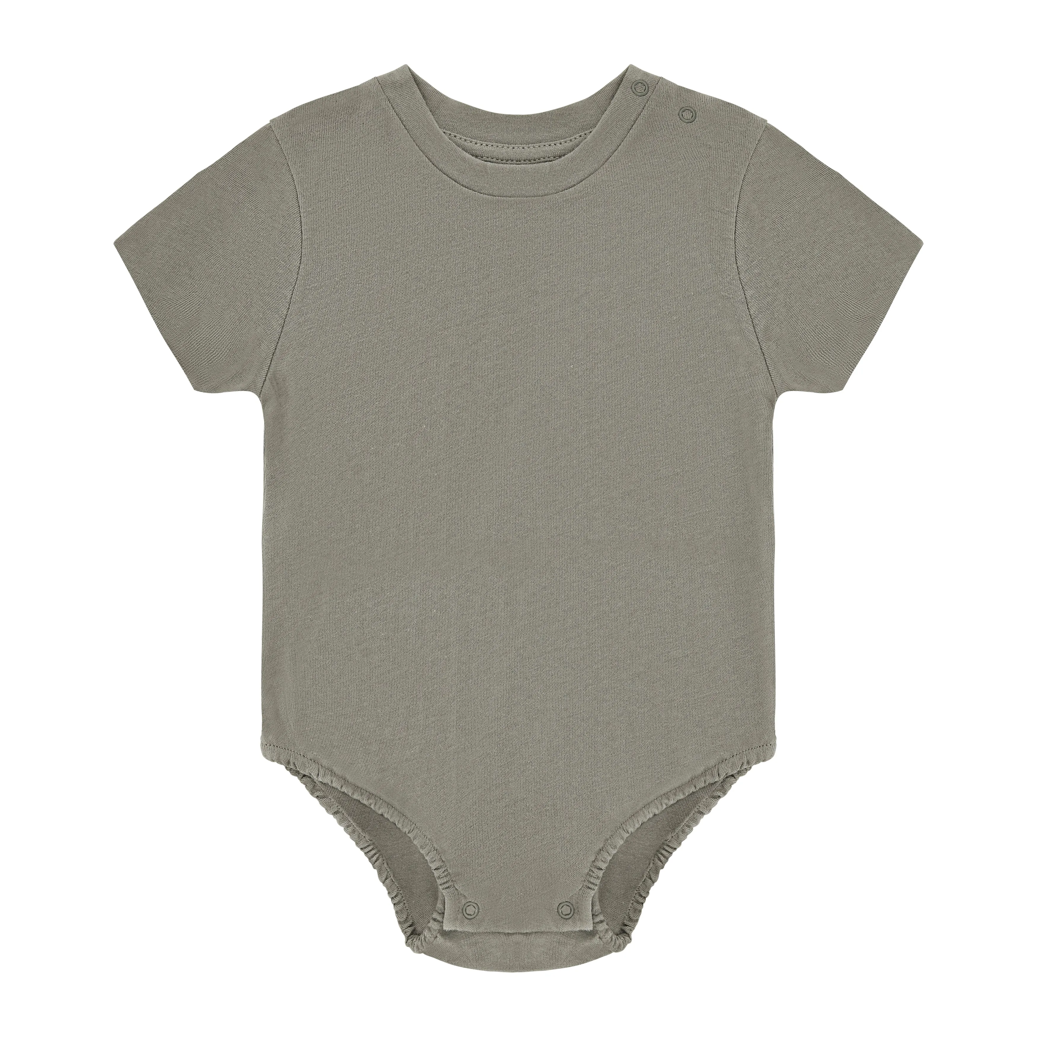 Cree Cotton Jersey Baby Bodysuit (Stone)