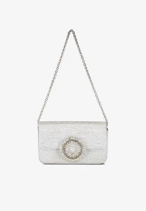 Crystal Hoop Shoulder Bag