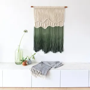 Deep Roots Dyed Macrame Wall Hanging
