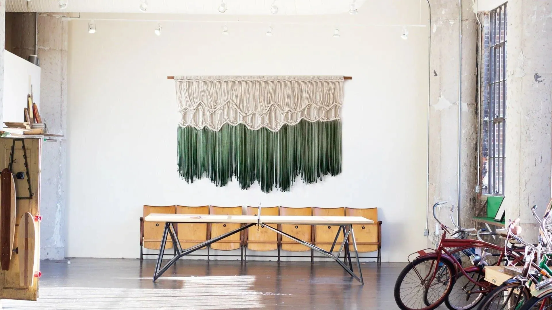 Deep Roots Dyed Macrame Wall Hanging