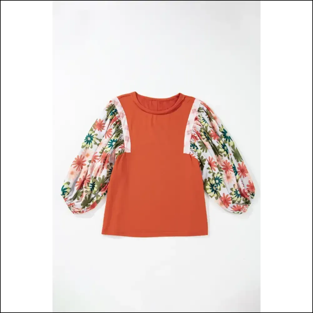 Desert Gold Floral Sleeve Top: Finally, a Reason to Ditch your Therapist 🌼 Needful Things