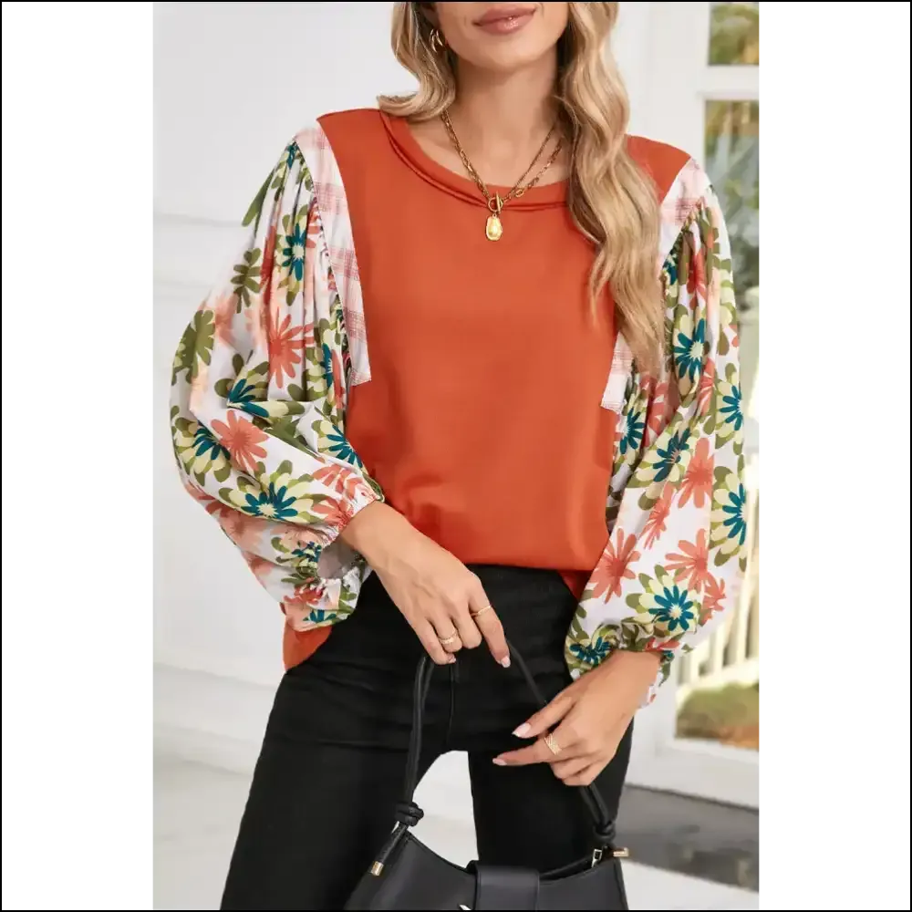 Desert Gold Floral Sleeve Top: Finally, a Reason to Ditch your Therapist 🌼 Needful Things