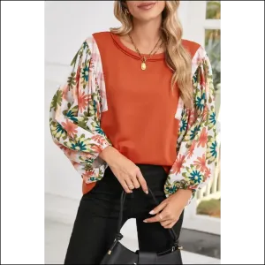 Desert Gold Floral Sleeve Top: Finally, a Reason to Ditch your Therapist 🌼 Needful Things