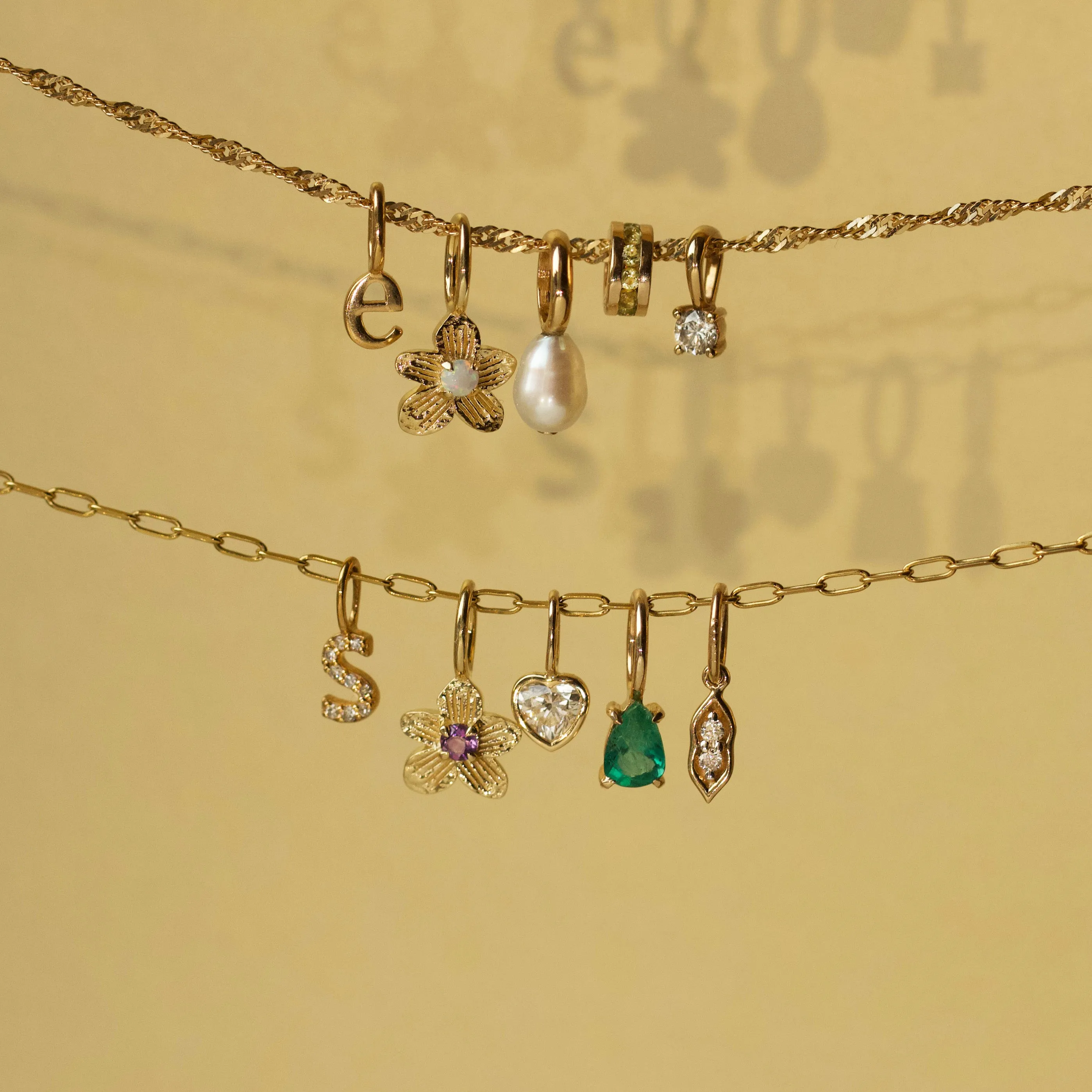 Diamond Solitaire Charm